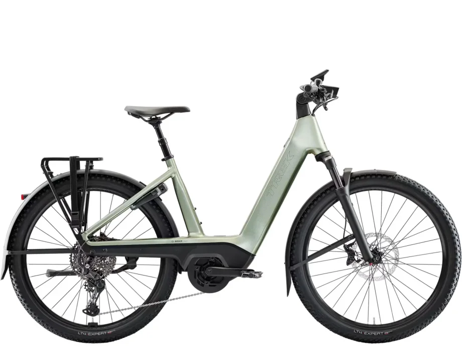 TREK Charter+ 4 Trail 800 Wh Lowstep 2026 Lichen Green - e-CITY / e-HYBRID