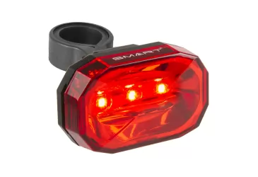 BLJESKALICA ZADNJA ”DIAMOND” SMART 3 SMD LED, 3F, CRVENA