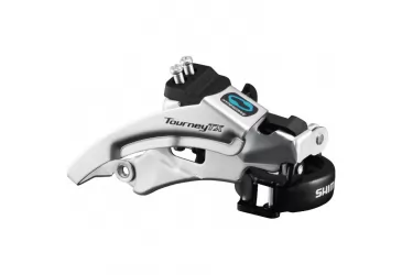 MJENJAČ I  TOURNEY TX,  FD-TX800-TS3, 7/8BRZ. 34.9MM, TOP SWING, DUAL PULL, CRNI, SHIMANO