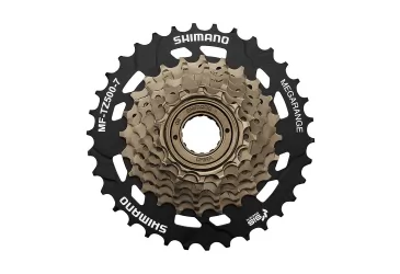 PROSTOKRETNI ZUPČANIK 7/1 (14-16-18-20-22-24-34T) TOURNEY MF-TZ500-7, NAVOJ, SMEĐI, SHIMANO