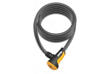 LOKOT KLJUČ ONGUARD COIL CABLE LOCKS NEON SERIES COIL CABLE LOCK 180CM X 12MM,NARANČASTI