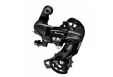 MJENJAČ II TOURNEY RD-TX800 7/8 BR. VIJAK, CRNI, SHIMANO