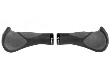 NAVLAKA RUČICE KORMILA VELO GEL CRNO-SIVA 135MM NA VIJAK