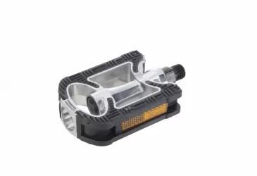 PEDALE CTB ALU 9/16 SREBRNO-CRNE, FP-910 FPD