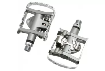 PEDALE SPD PD-M324 + BLOKEJE ,BOJA: SREBRNA, SHIMANO