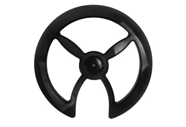 ŠTITNIK POGONA MTB PVC 46/48Z VIJAK , (BB HOLLOWTECH II ) , CRNI