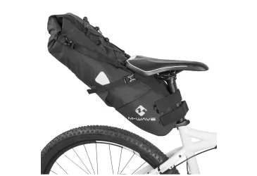 TORBA VODOOTPORNA 100% ,TRANSPORTNA ”JAMES BAY I” 11L , 53X13X15CM, M-WAVE , BOJA:CRNA