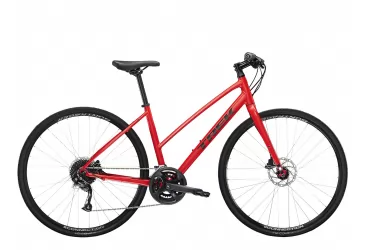 TREK FX 2 Disc Stagger 2023 Viper Red - CITY / HYBRID - ŽENSKI