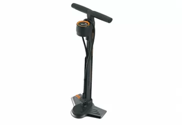 PUMPA PODNA SA MANOMETROM SKS AIRMOTION 12.0, ZA SVE VENTILE, 12 BARA, CRNO-NARANČASTA