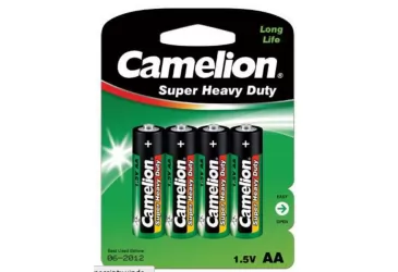 BATERIJA ZINC-CARBON 1,5V AA CAMELION GREEN -BLISTER 4KOM.