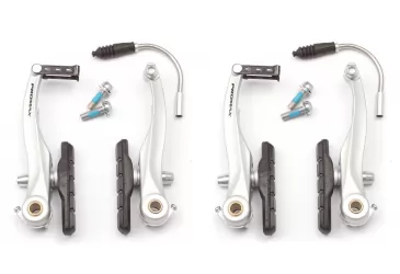 ČELJUST KOČNICE V-BRAKE I+II ALU PROMAX SIVA