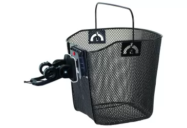 KOŠARICA PREDNJA OVAL NA KORMILO NA SKIDANJE 35-25X25/25CM,(22,2-31,8) BOJA :CRNA (CRBS)