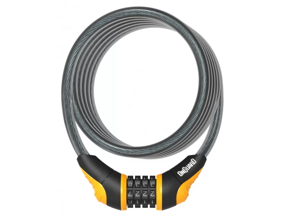 LOKOT ŠIFRA ONGUARD COIL CABLE LOCKS NEON SERIES COMBO COIL CABLE LOCK  180CM X 12MM
