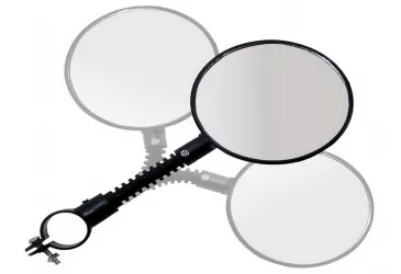 OGLEDALO ZA BICIKL 84MM PODESIVO CRNO