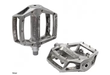 PEDALE MTB ALU 9/16 PIN 102B WELLGO SREB.IND.LEŽ. (6PINA) - Akcija 21%