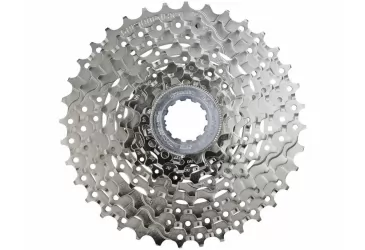 PROSTOKRETNI ZUPČANIK ALIVIO, CS-HG400-9, 9BRZ. (11-13-15-17-20-23-26-30-34 KAZETA SREBRNI SHIMANO