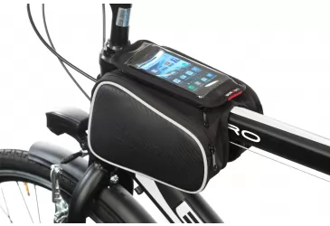 TORBICA NA RAMU 19X8.5X11PREDNJA L, ZA MOBITEL SMARTPHONE ,BONIN, BOJA:CRNA