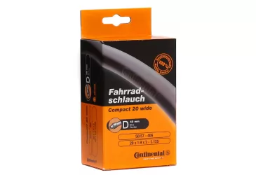 ZRAČNICA 20X1.75 (32/47-406/451) AV 34MM, COMPACT 20,CONTINENTAL