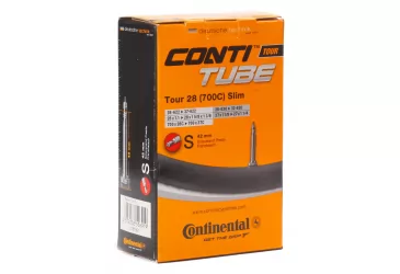 ZRAČNICA 28X1-3/8X1-5/8 (28/37-609/642) FV 42MM, TOUR 28 (700C) SLIM, CONTINENTAL