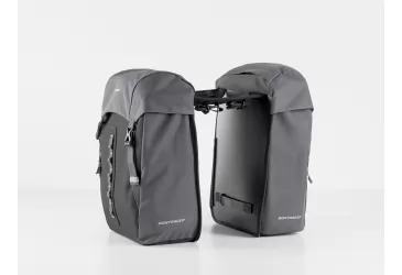 BISAGE 2 DIJELA BONTRAGER TOWN DOUBLE PANNIER 17L (30CM X 15CM X 31CM) CRNE