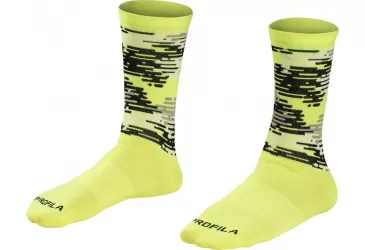 Čarape Bontrager Race LTD Crew Visibility Yellow
