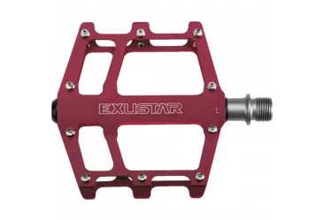 PEDALE BMX 9/16” EXUSTAR EPB525 AL FLAT PIN ,BOJA: TAMNO ROZA