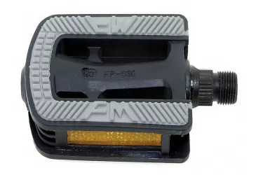 PEDALE DJEČJE 9/16 BLOK CRNO-SIVE