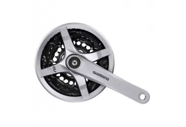 POGON MTB TOURNEY, FC-TY501, 6/7/8 BR.  42X34X24T ,175MM ,SREBRNI, SHIMANO