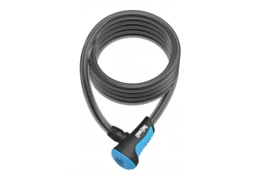 LOKOT KLJUČ, ONGUARD COIL CABLE LOCKS NEON SERIES COIL CABLE LOCK 180CM X 12MM,PLAVI