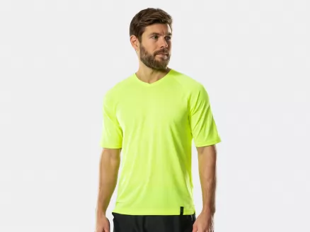 T-SHIRT BONTRAGER QUANTUM TECH TEE X-SMALL RADIOACTIVE YELLOW