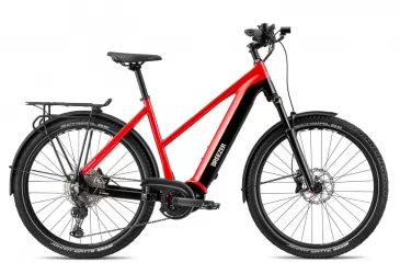 BREEZER POWERWOLF EVO 1.1+ SM ST Vinyl Red Black 2022 - e-CITY / e-HYBRID - MUŠKI - Akcija 16%