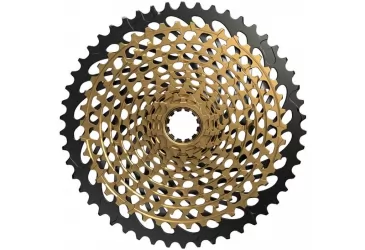 PROSTOKRETNI ZUPČANIK, KAZETA SRAM XG-1299 / X-GLIDE GOLD / 10-50T