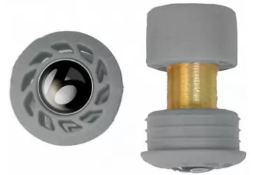 ČEPOVI KORMILA BONTRAGER BUZZKILL METALNI SIVI