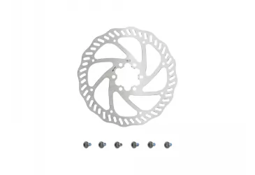ROTOR DISK KOČNICE C-STAR RT553 160MM 6R SREBRNI (BEZ VIJAKA ZA MONTAŽU)