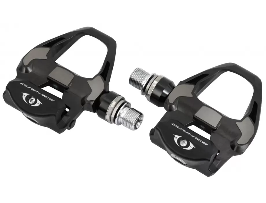 PEDALE SPD PD-R9100 DURA ACE SREBRNE SA KLIPSERIMA SHIMANO