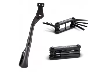 NOGICA 26-29” E-BIKE, ZADNJA NA DONJI DIO RAME SA REGULACIJOM,(RAZMAK RUPA 18MM) + ALAT MULTI-TOOL GREYP