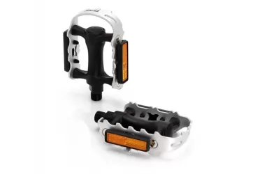 PEDALE MTB ALU 9/16 XLC, PD-M01, SREBRNO-CRNE
