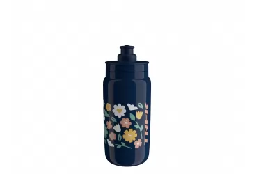 BIDON 550ML FLY FLORAL DARK BLUE / LIGHT YELLOW