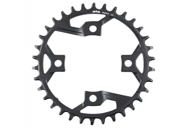 FSA GAMMA PRO MEGATOOTH REPLACEMENT CHAINRINGS, BLACK 34T, 82MM