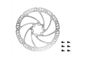 ROTOR DISC KOČNICE TEKTRO TR-26 6-BOLT DISC BRAKE ROTOR, SILVER 180 MM