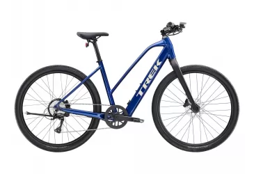 TREK Dual Sport+ 2 LT Stagger Hex Blue 2024 - e-CITY / e-HYBRID - ŽENSKI