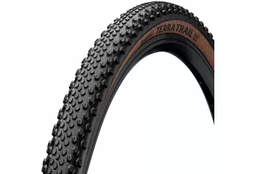V.GUMA 700X40C (40-622) TERRA TRAIL PROTECTION, CRNA SA SMEĐIM,  BEZ ŽICE 28X1.50 SKIN, TLR, BLACKCHILI