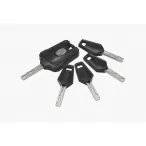 LOKOT U-LOCK ONGUARD PITBULL DT X PREMIUM BLACK X-SERIES 115X230MM,15MM HEX SHACKLE+CABLE 120CM X 10MM, - 2