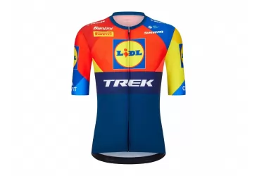 DRES SANTINI LIDL-TREK REPLICA RACE MUŠKI L TAMNO PLAVO-ŽUTI