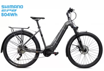 SILVERBACK e-Bike S-Electro STEPDOWN Lowstep, Shimano EP8 504 Wh,  Charcoal - e-CITY / e-HYBRID - ŽENSKI - Akcija 50%