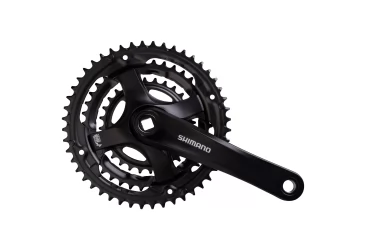 POGON MTB TOURNEY, FC-TY501, 6/7/8 BR. 42X34X24T ,170MM ,CRNI, BEZ ŠTITNIKA, SHIMANO