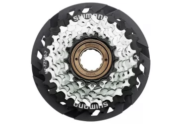 PROSTOKRETNI ZUPČANIK 7/1 (14-16-18-21-24-28T) TOURNEY MF-TZ510-7, SA ŠTITNIKOM, SHIMANO