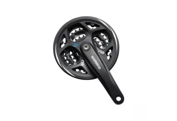 POGON SHIMANO ALTUS FC-M311-L, 48X38X28Z, POLUGA 175MM, 7/8 BRZINA, SA ŠTITNIKOM, CHAINCASE KOMP., BLACK, IND.