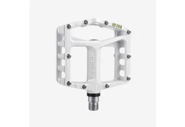 Pedale Flat MTB Xpedo DETOX Platform, 9/16'' Industrijski ležaj, Magnesium body, White