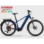 e-Bike TREKKING 4 - High Dark Blue n Orange, Yamaha PW-S2, 720Wh - e-CITY / e-HYBRID - MUŠKI - Akcija 50% - 1